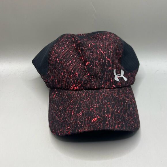 UNDER ARMOUR Paint Splatter Women's Fly-By Armour Vent Adjustable Athletic Cap - Picture 1 of 2